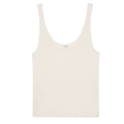 SAINT LAURENT TANK TOP IN CASHMERE WOOL AND SILK