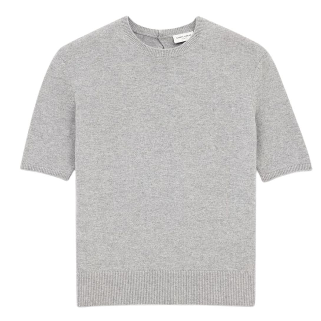 1 SAINT LAURENT T-SHIRT SWEATER IN WOOL