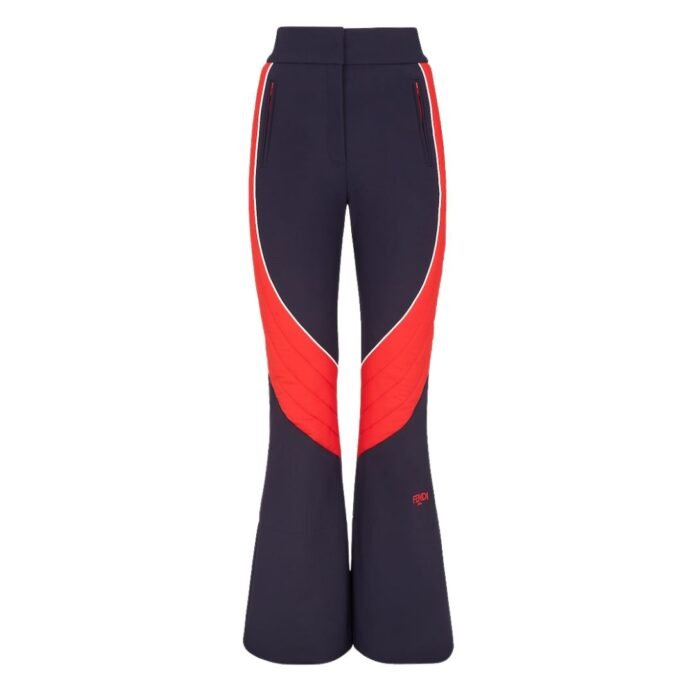 FENDI SKI PANTS BLUE TECHNICAL FABRIC PANTS