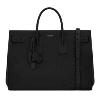 SAINT LAURENT SAC DE JOUR THIN LARGE IN GRAINED LEATHER