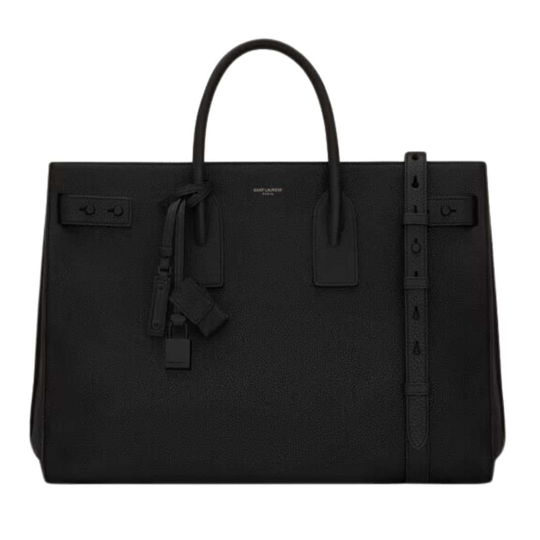 1 SAINT LAURENT SAC DE JOUR THIN LARGE IN GRAINED LEATHER