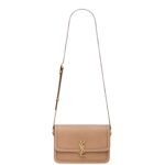 SAINT LAURENT SOLFERINO MEDIUM SATCHEL IN VEGETABLE-TANNED LEATHER
