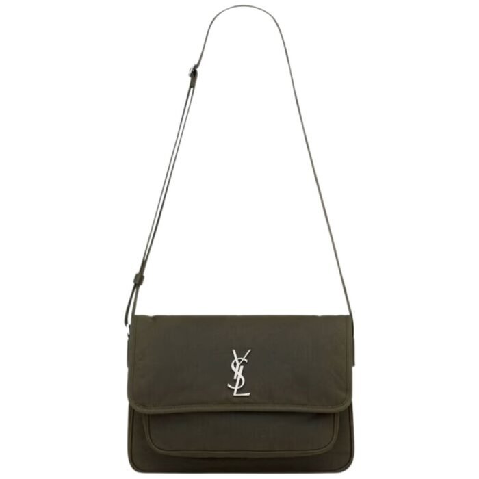 SAINT LAURENT NIKI MESSENGER IN CANVAS