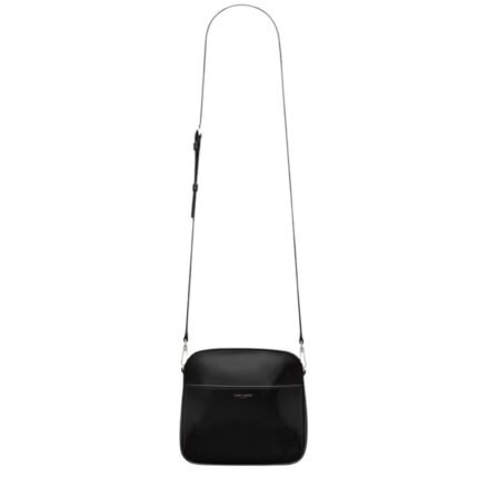 SAINT LAURENT PARIS MINI CAMERA BAG IN BRUSHED LEATHER