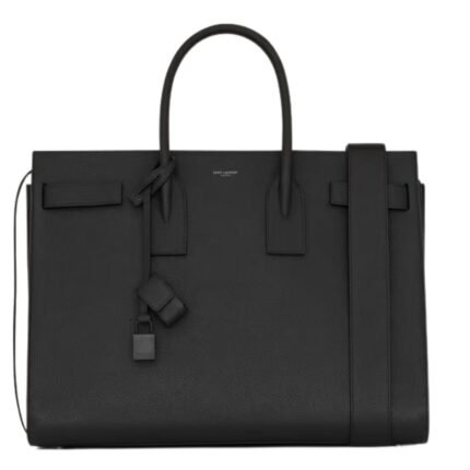SAINT LAURENT SAC DE JOUR LARGE IN GRAINED LEATHER