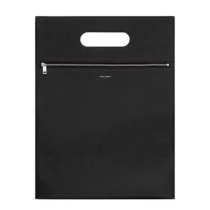 SAINT LAURENT LA POUCH LARGE IN LEATHER