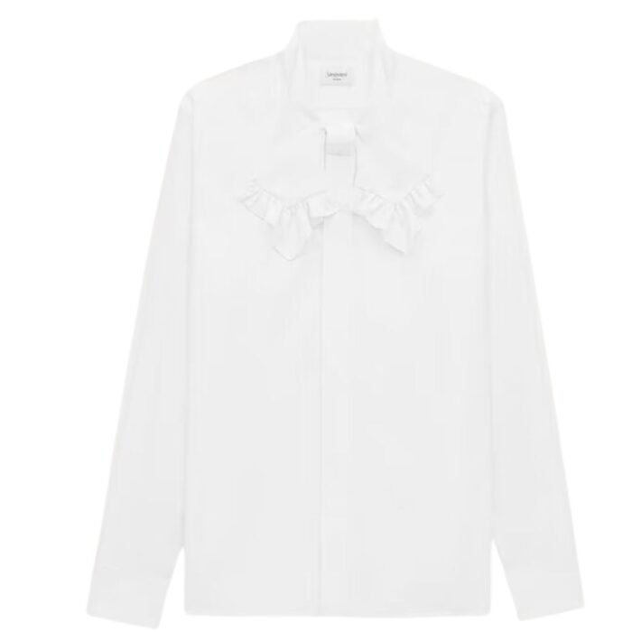 SAINT LAURENT SHIRT IN COTTON POPLIN