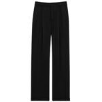 SAINT LAURENT 90S PANTS IN STRIPED WOOL AND CASHMERE FLANNEL