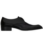 SAINT LAURENT JEAN DERBIES IN BRUSHED LEATHER