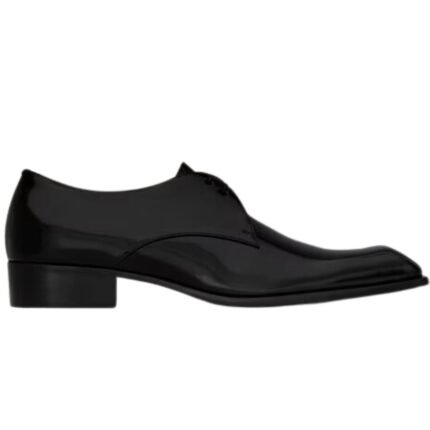 SAINT LAURENT JEAN DERBIES IN BRUSHED LEATHER