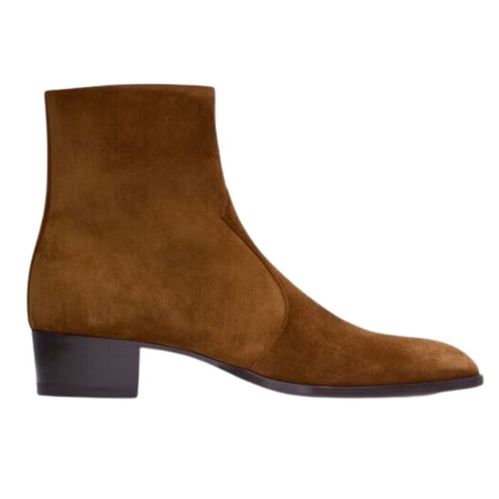 SAINT LAURENT WYATT BOOTS IN SUEDE