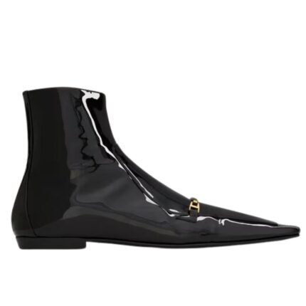 SAINT LAURENT MILTON BOOTS IN PATENT LEATHER