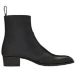 SAINT LAURENT WYATT BOOTS IN SMOOTH LEATHER