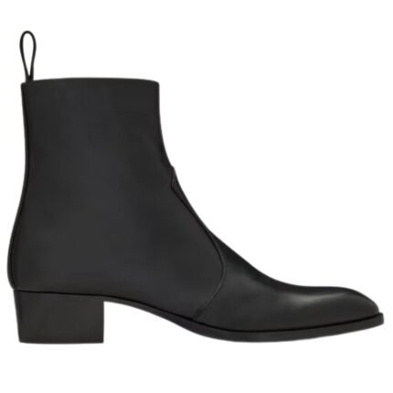 SAINT LAURENT WYATT BOOTS IN SMOOTH LEATHER