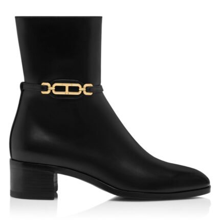 TOM FORD LEATHER WHITNEY ANKLE BOOT