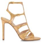 TOM FORD LAMINATED PRINTED LIZARD PARADIS SANDAL