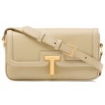 TOM FORD SMOOTH LEATHER WALLIS EAST WEST SHOULDER BAG BLACK