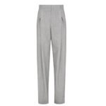 FENDI PANTS MICRO-CHECK WOOL