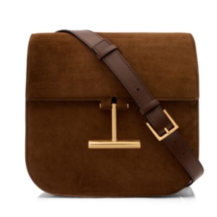 TOM FORD SUEDE AND LEATHER TARA MINI CROSSBODY