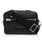 TOM FORD GRAIN LEATHER TRAVELLER SMALL MESSENGER