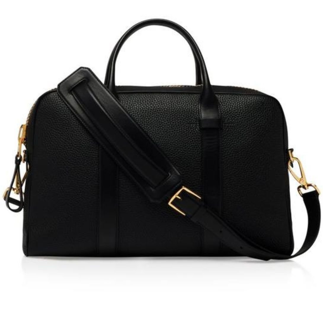 1 TOM FORD GRAIN LEATHER BUCKLEY BRIEFCASE