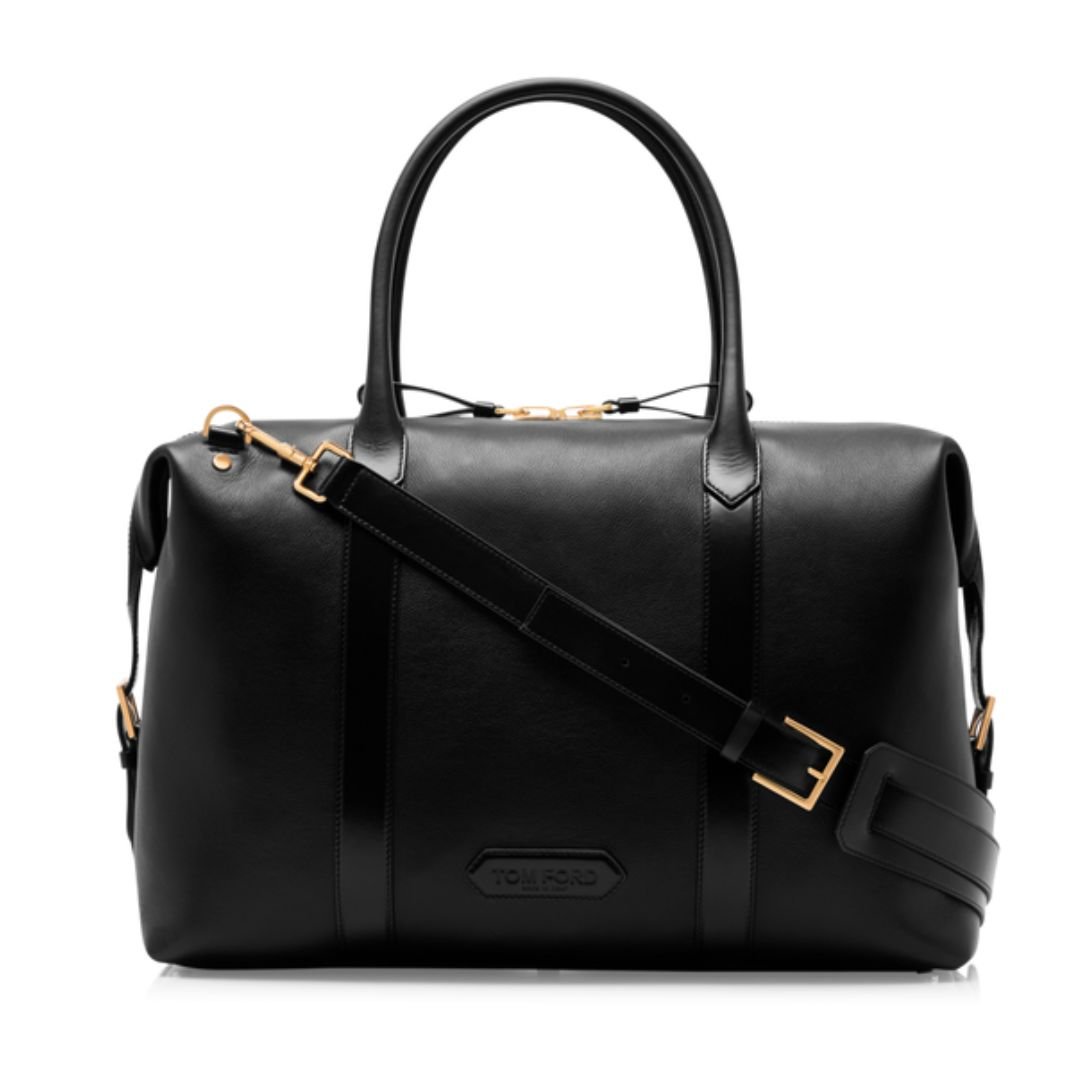 1 TOM FORD SMOOTH LEATHER SIDE BUCKLE HOLDALL