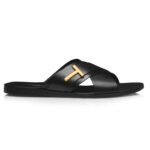 TOM FORD GRAIN LEATHER PRESTON SANDAL