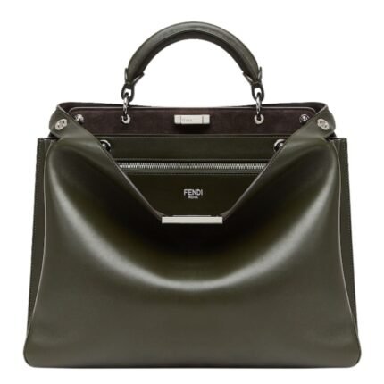FENDI PEEKABOO SOFT MEDIUM LEATHER BAG