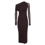 FENDI DRESS DARK PURPLE YARN