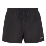 FENDI BLACK NYLON SWIM SHORTS