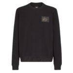 FENDI BLACK JERSEY SWEATSHIRT