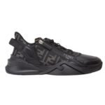FENDI FLOW SNEAKERS LEATHER LOW-TOPS