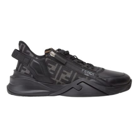 FENDI FLOW SNEAKERS LEATHER LOW-TOPS