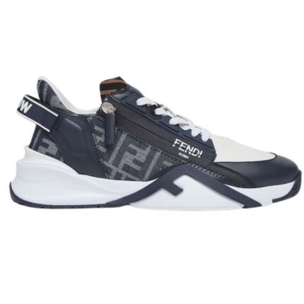 FENDI FLOW SNEAKERS LEATHER LOW-TOPS