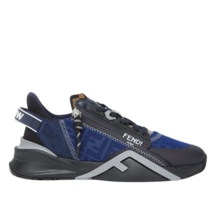 FENDI FLOW SNEAKERS FF LYCRA RUNNING SHOE