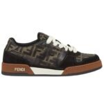 FENDI MATCH SNEAKERS FF JACQUARD AND LOW-TOPS