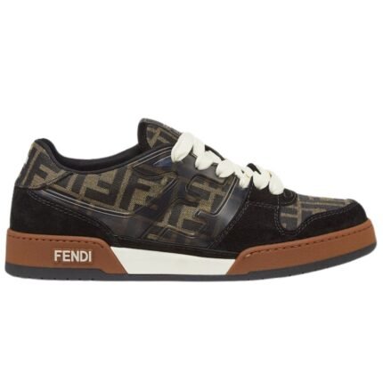 FENDI MATCH SNEAKERS FF JACQUARD AND LOW-TOPS