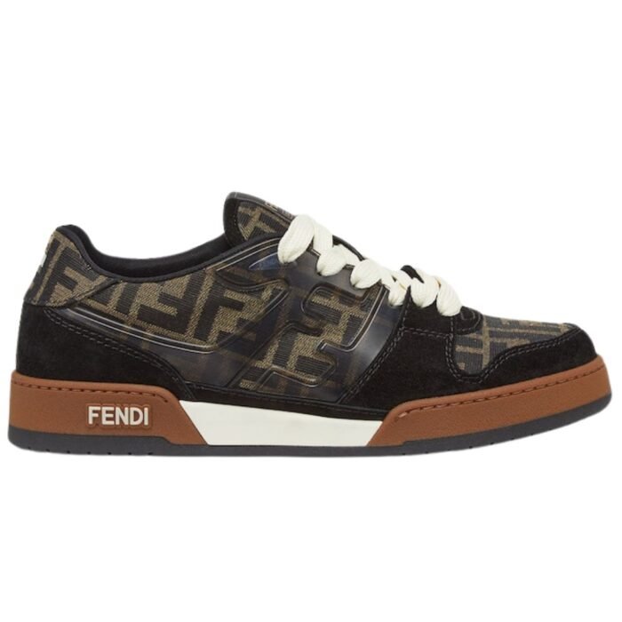 FENDI MATCH SNEAKERS FF JACQUARD AND LOW-TOPS