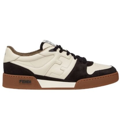 FENDI MATCH SNEAKERS SUEDE LOW TOPS