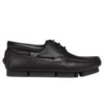 FENDI DECK BROWN LEATHER LACE UP