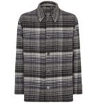 FENDI BLOUSON GRAY FLANNEL GO TO JACKET