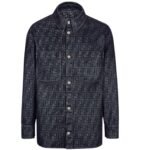 FENDI BLUE FF JEANS JACKET