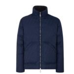 FENDI BLUE FF NYLON PUFFER JACKET