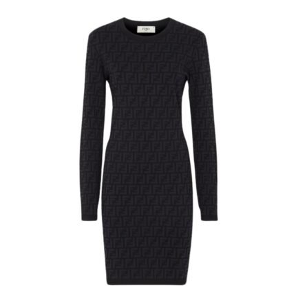 FENDI FF VISCOSE DRESS