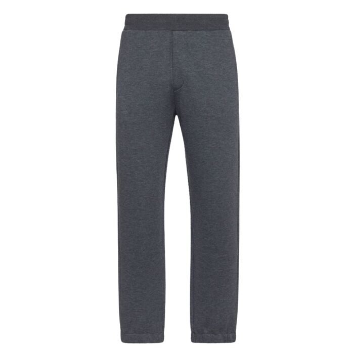 FENDI DARK GRAY COTTON PANTS