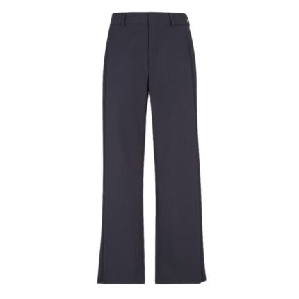 FENDI BLUE WOOL PANTS
