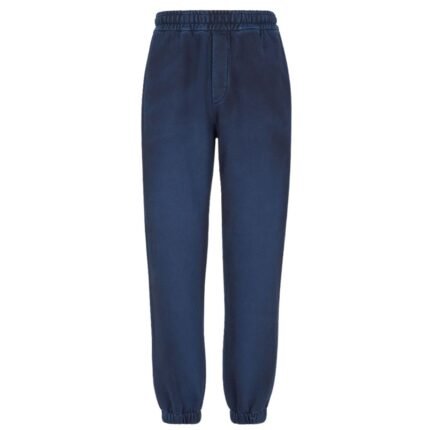 FENDI BLUE COTTON PANTS
