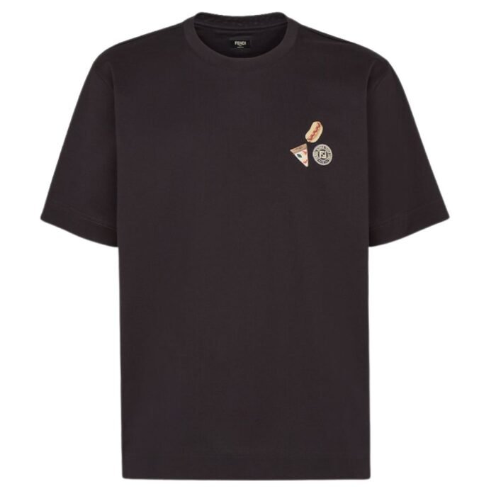 FENDI COTTON FENDILICIOUS T-SHIRT
