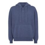 FENDI BLUE WOOL SWEATSHIRT