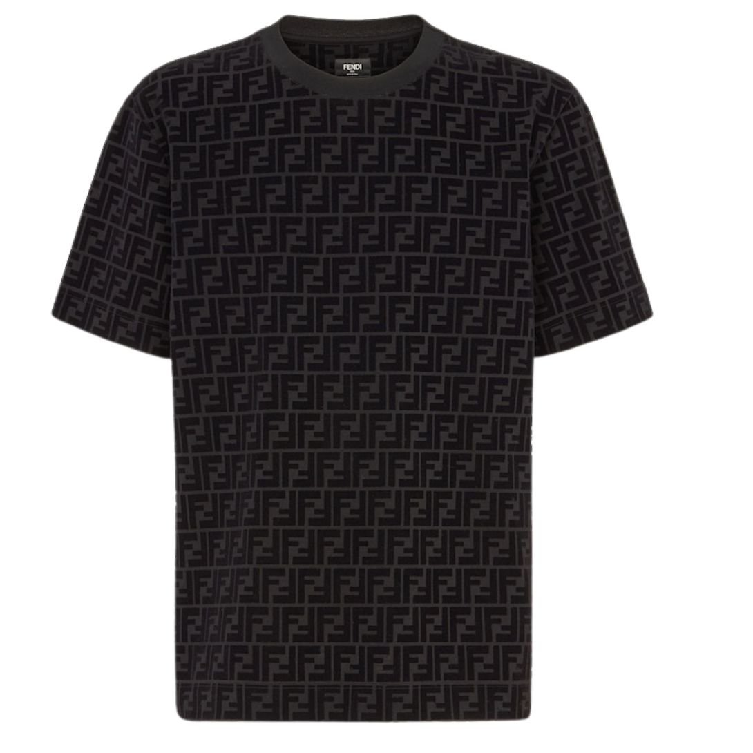 1 FENDI T-SHIRT IN PIQUÉ